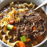 Slow Cooker Beef Noodles