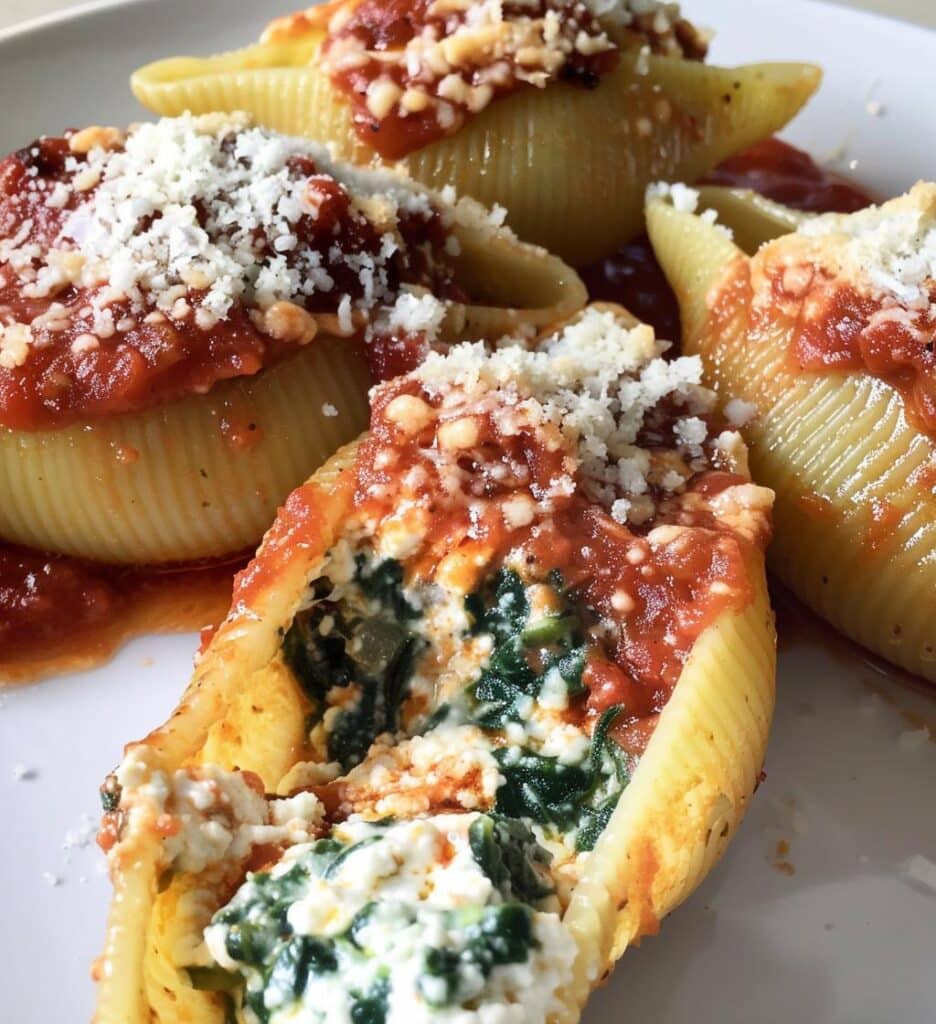Spinach Ricotta Stuffed Shells