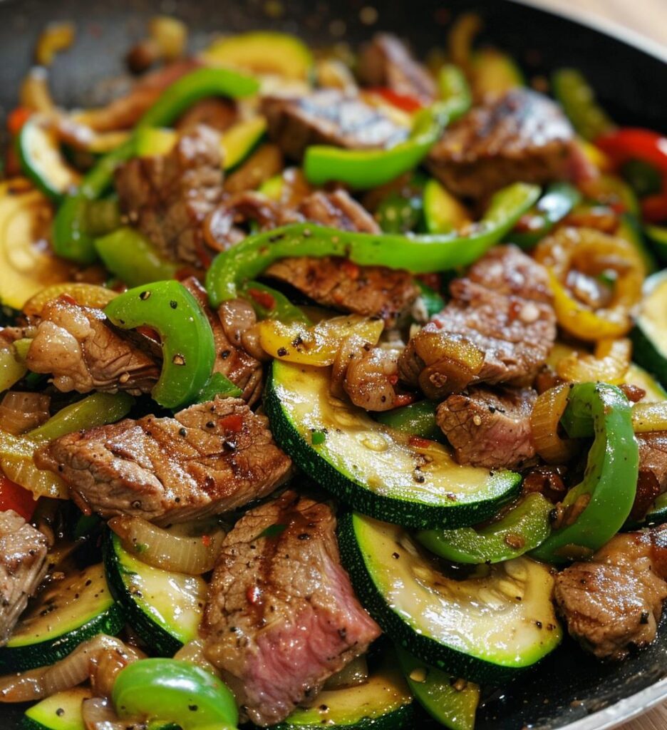 Steak Zucchini Skillet