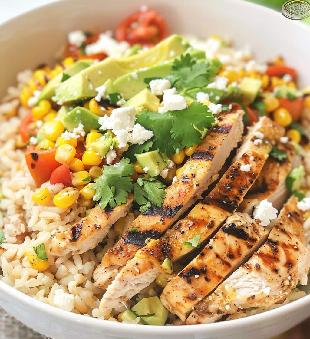 Street Corn Chicken Bowl