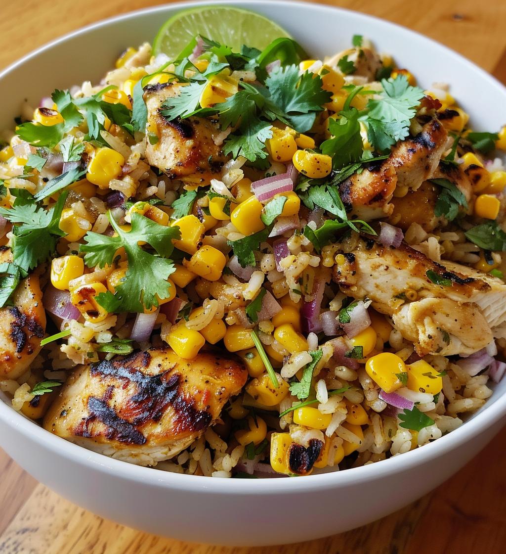 Street Corn Chicken Rice