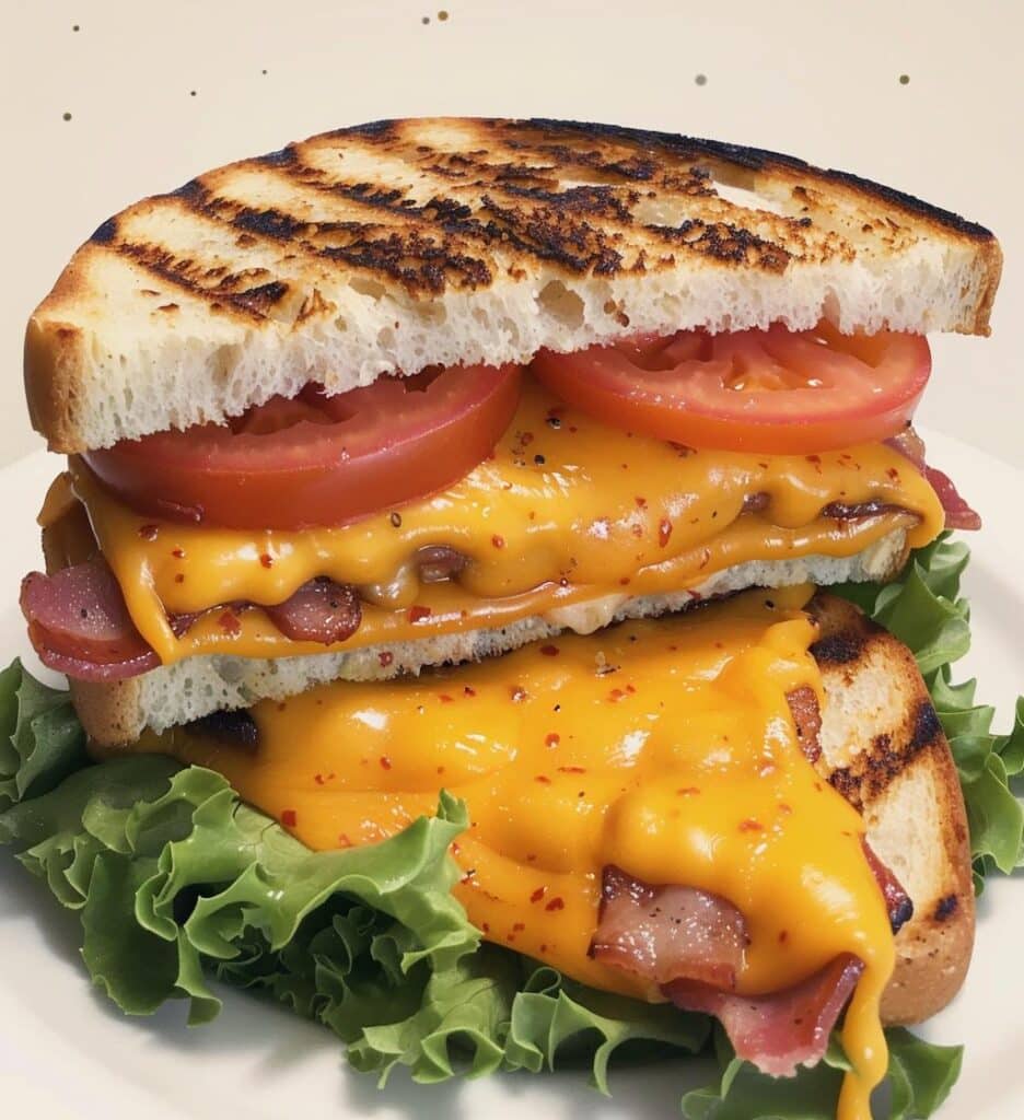 Turkey Bacon Melt Sandwich