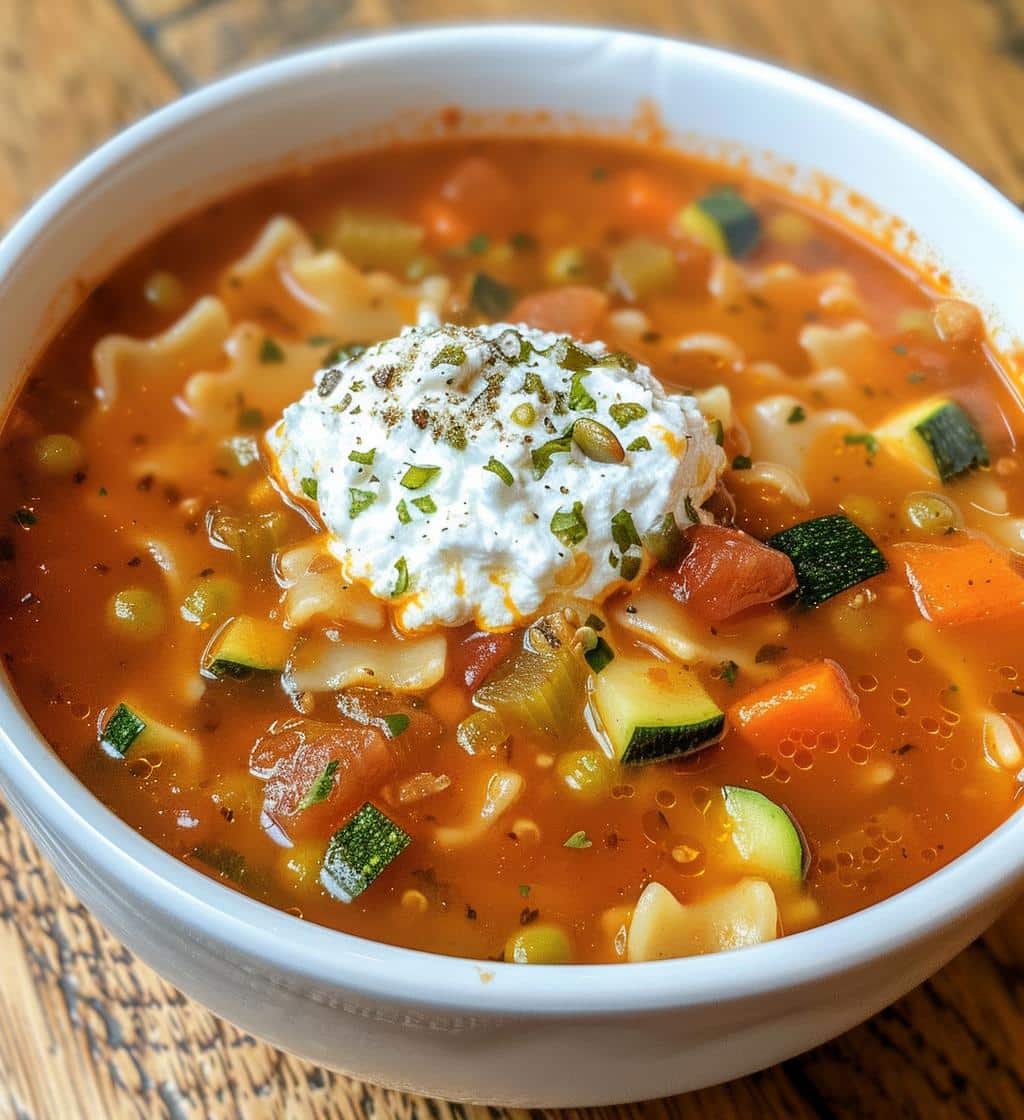 Vegetarian Lasagna Soup