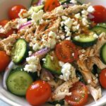 Chicken Bowl Cucumber Salad
