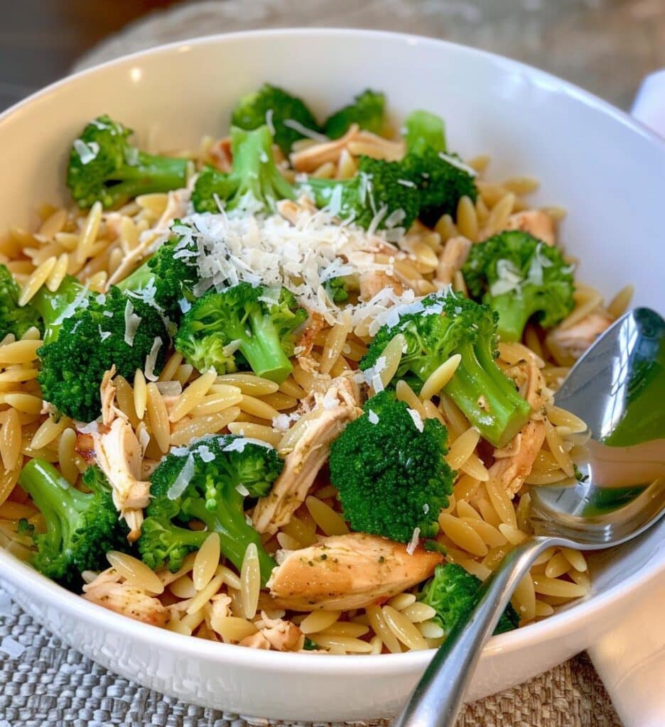 Chicken Broccoli Orzo