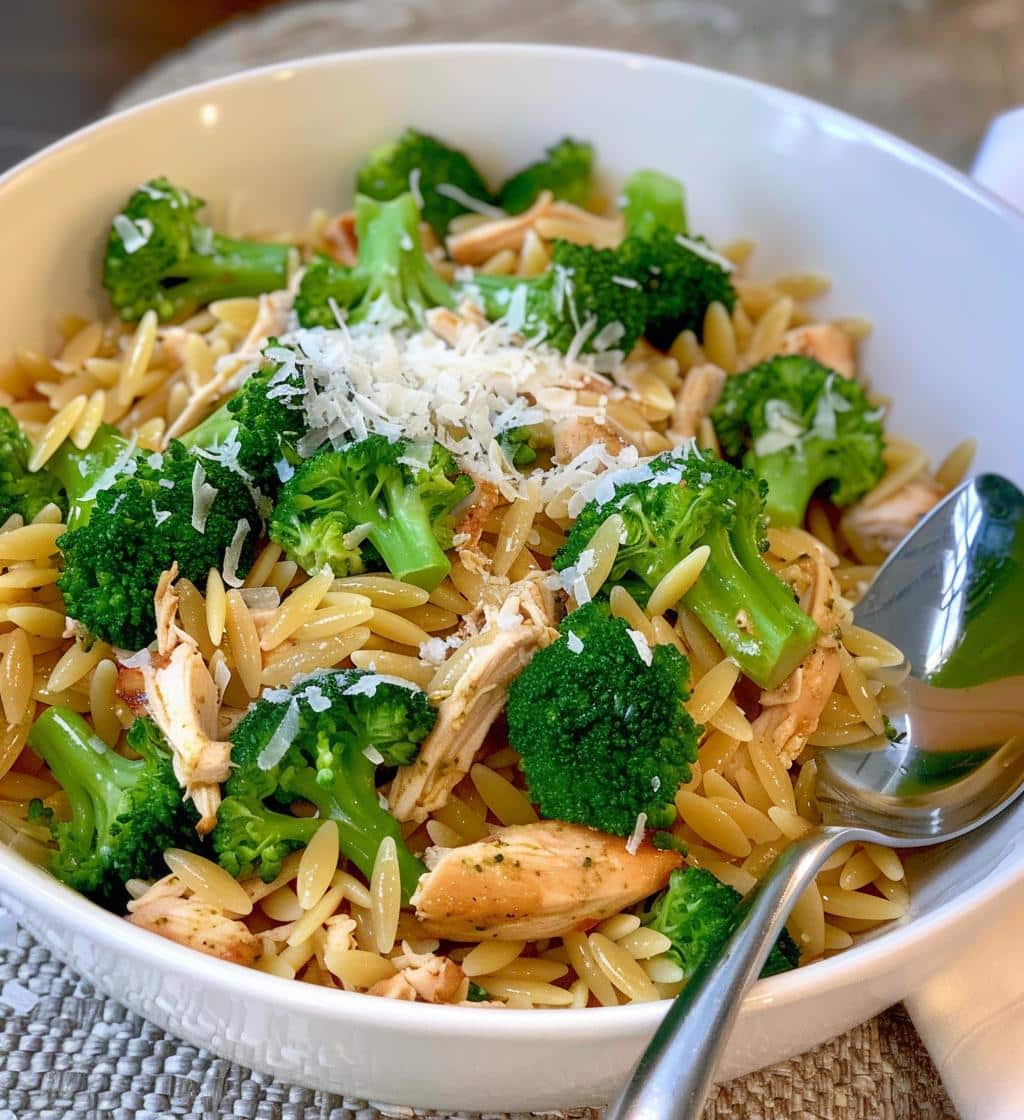 Chicken Broccoli Orzo