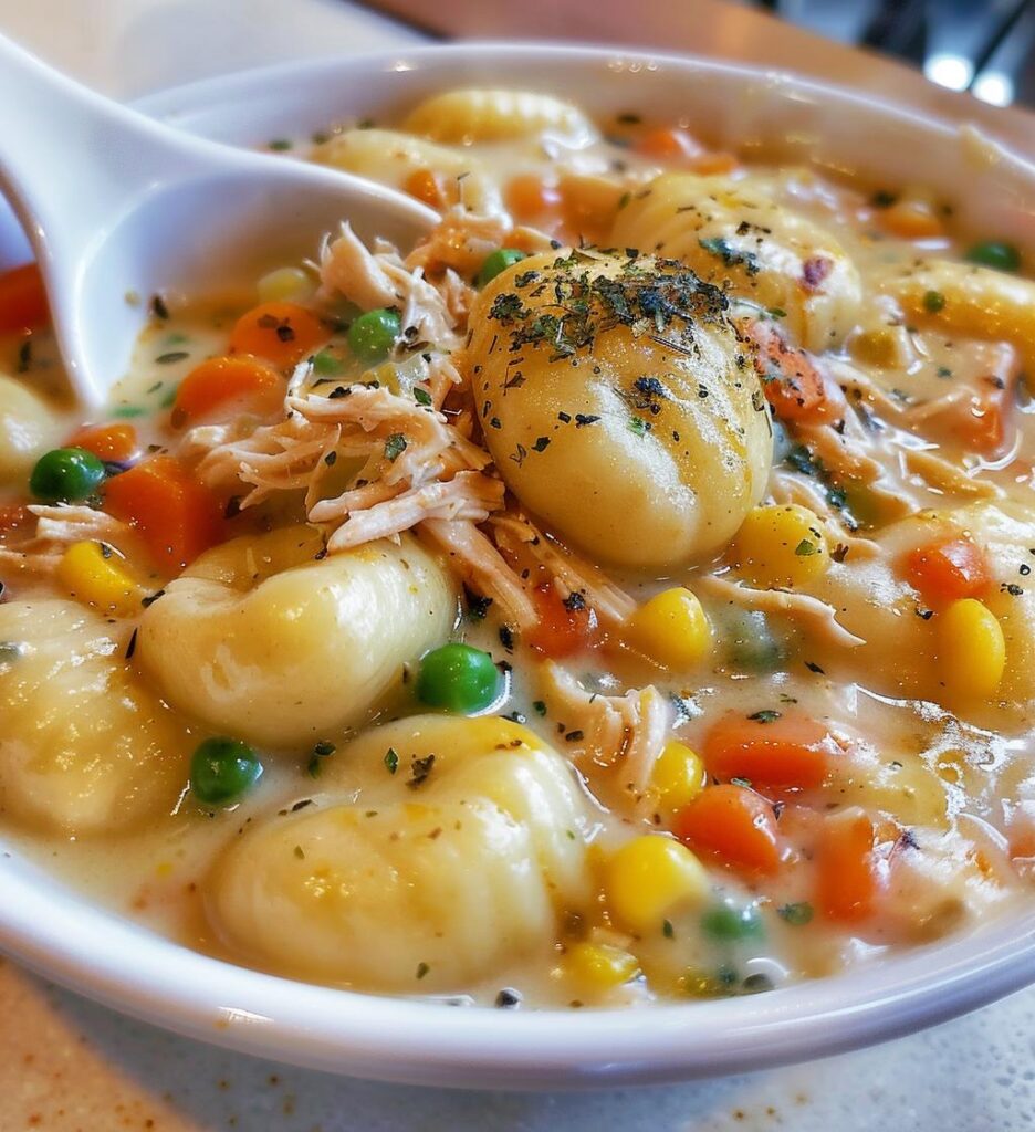 Chicken Pot Pie Gnocchi
