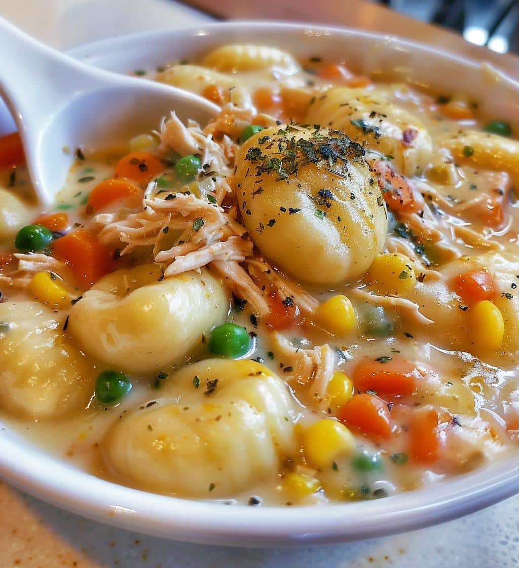 Chicken Pot Pie Gnocchi