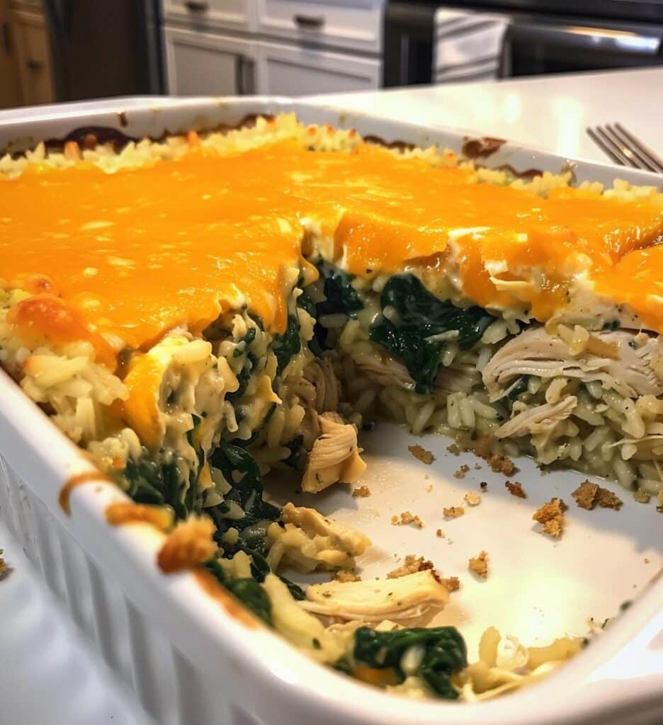 Chicken Spinach Casserole