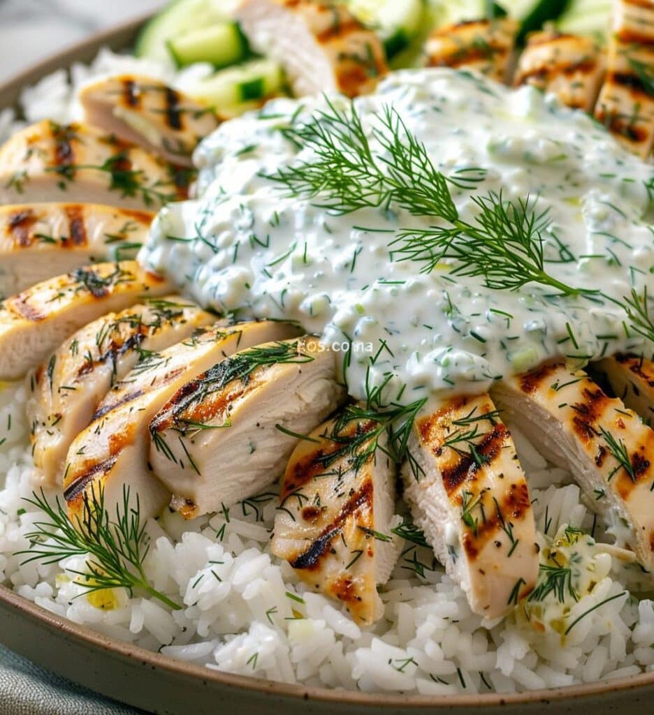 Chicken Tzatziki Rice