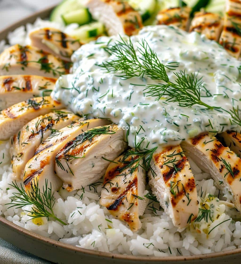 Chicken Tzatziki Rice