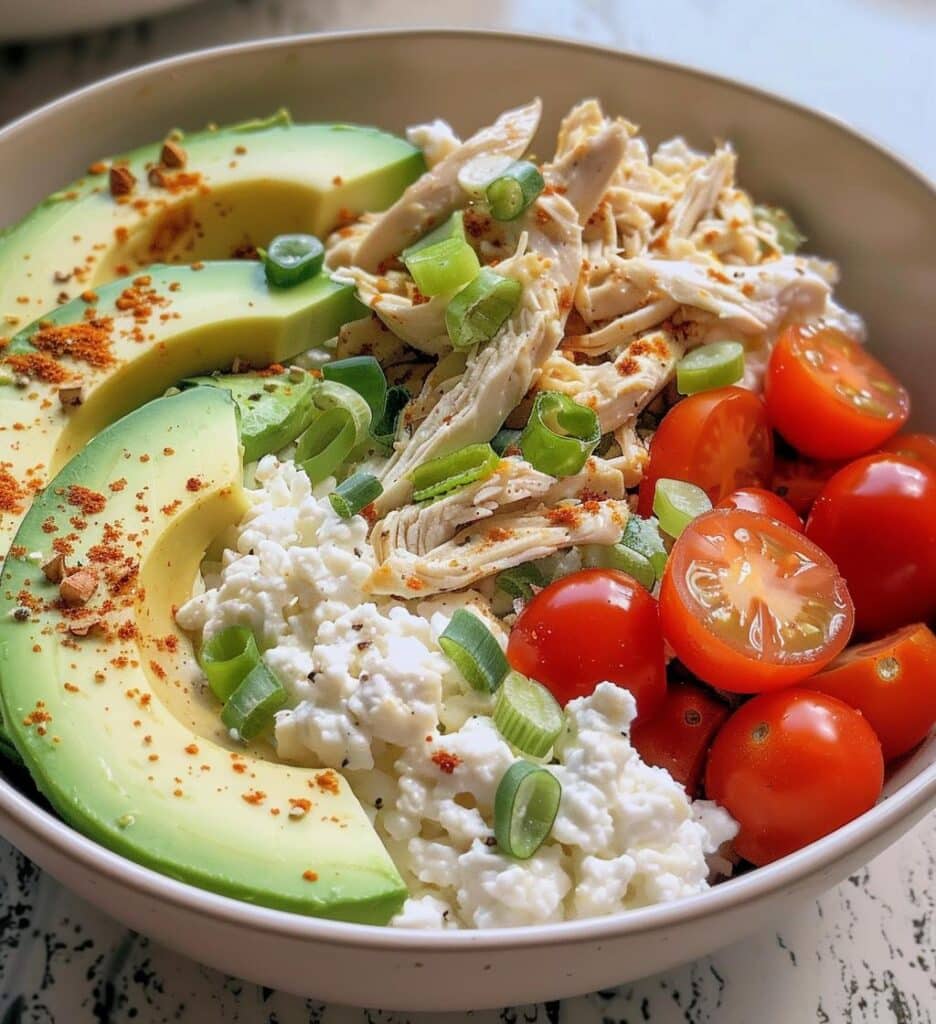 Cottage Cheese Chicken Bowl