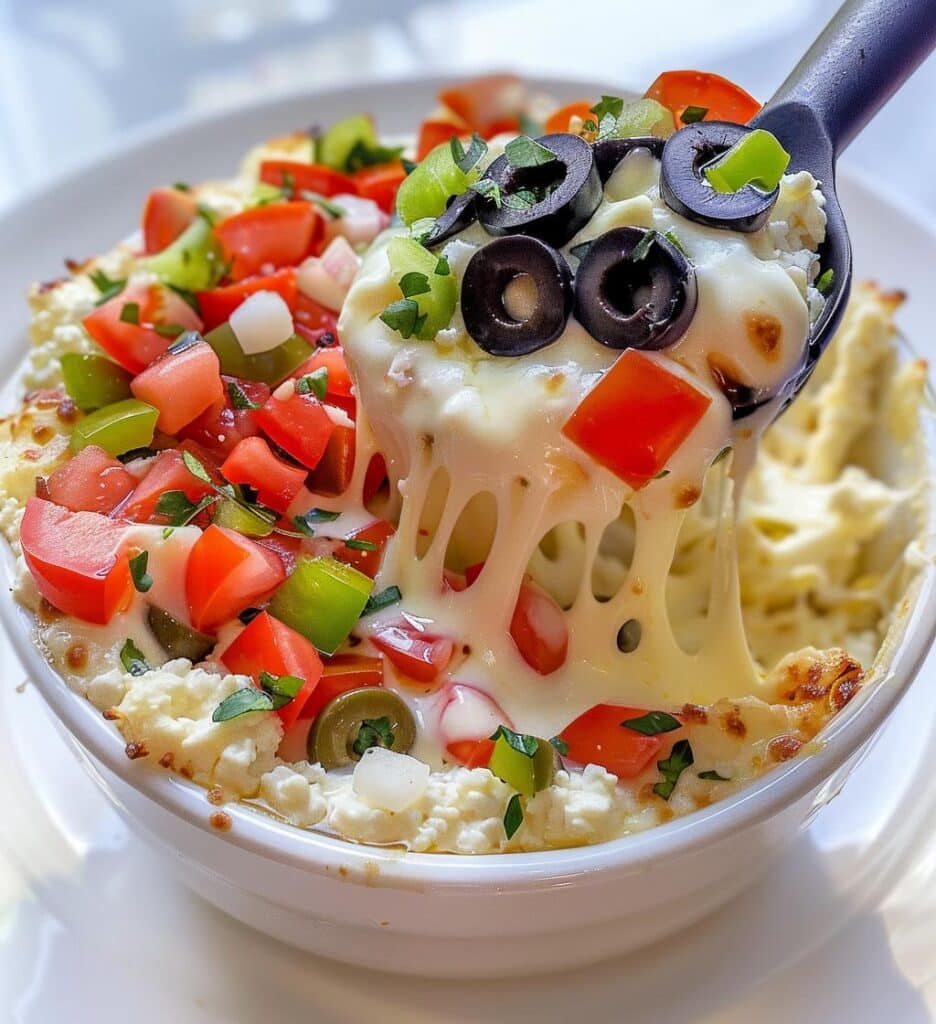 Cottage Cheese Pizza Bowl