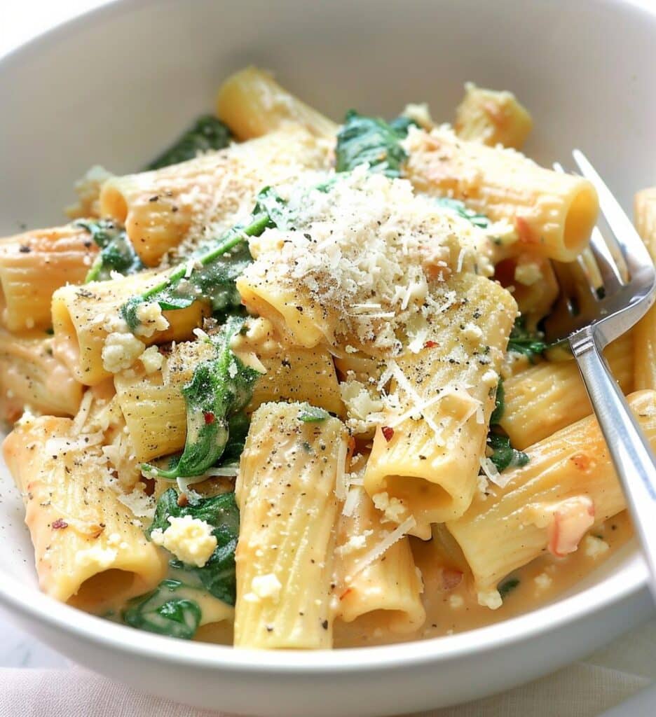 Cottage Cheese Rigatoni