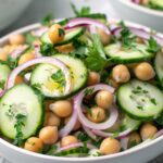 Cucumber Chickpea Slaw