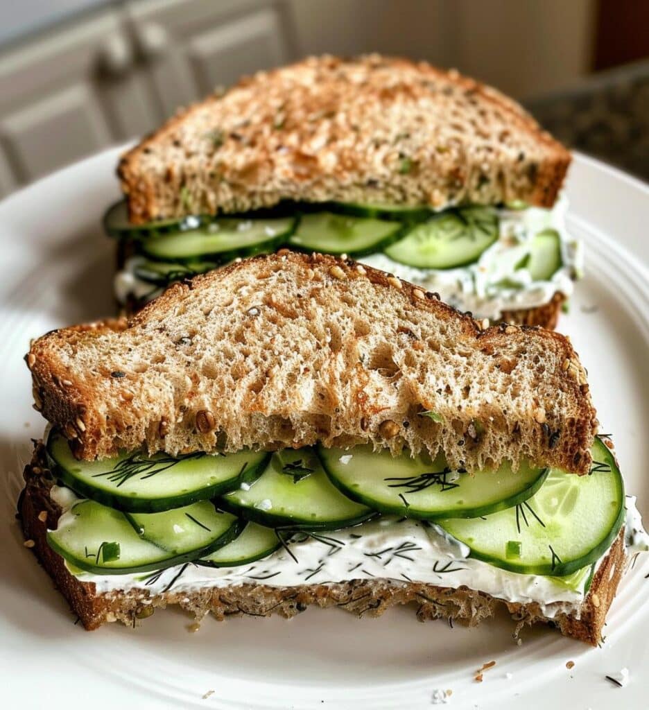 Cucumber Salad Sandwich
