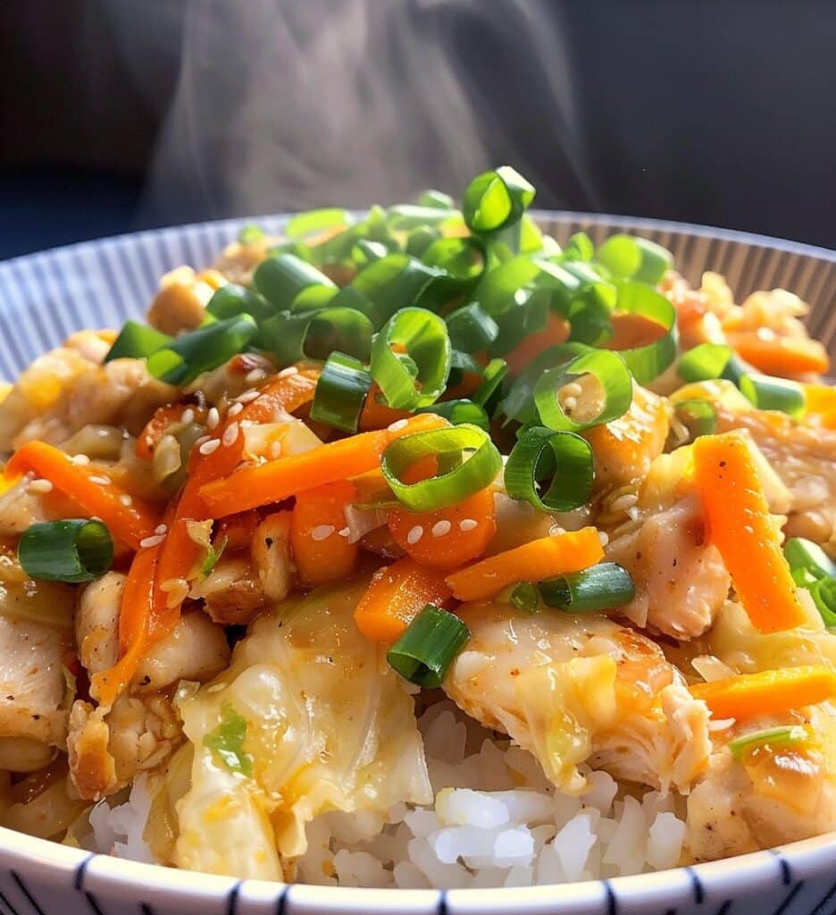 Egg Roll Chicken Bowl