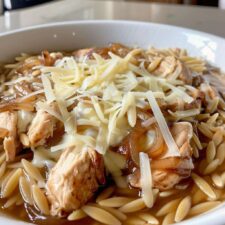 French Onion Chicken Orzo: 5 Comforting Steps to Bliss