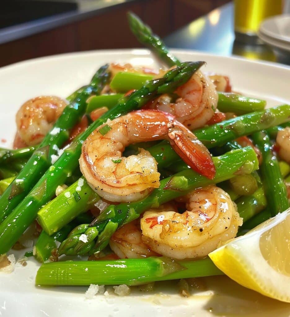 Garlic Shrimp Asparagus