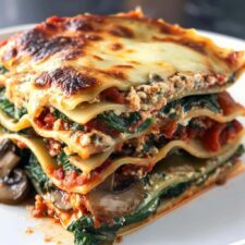 Mushroom Spinach Lasagna: 7 Comforting Layers of Joy