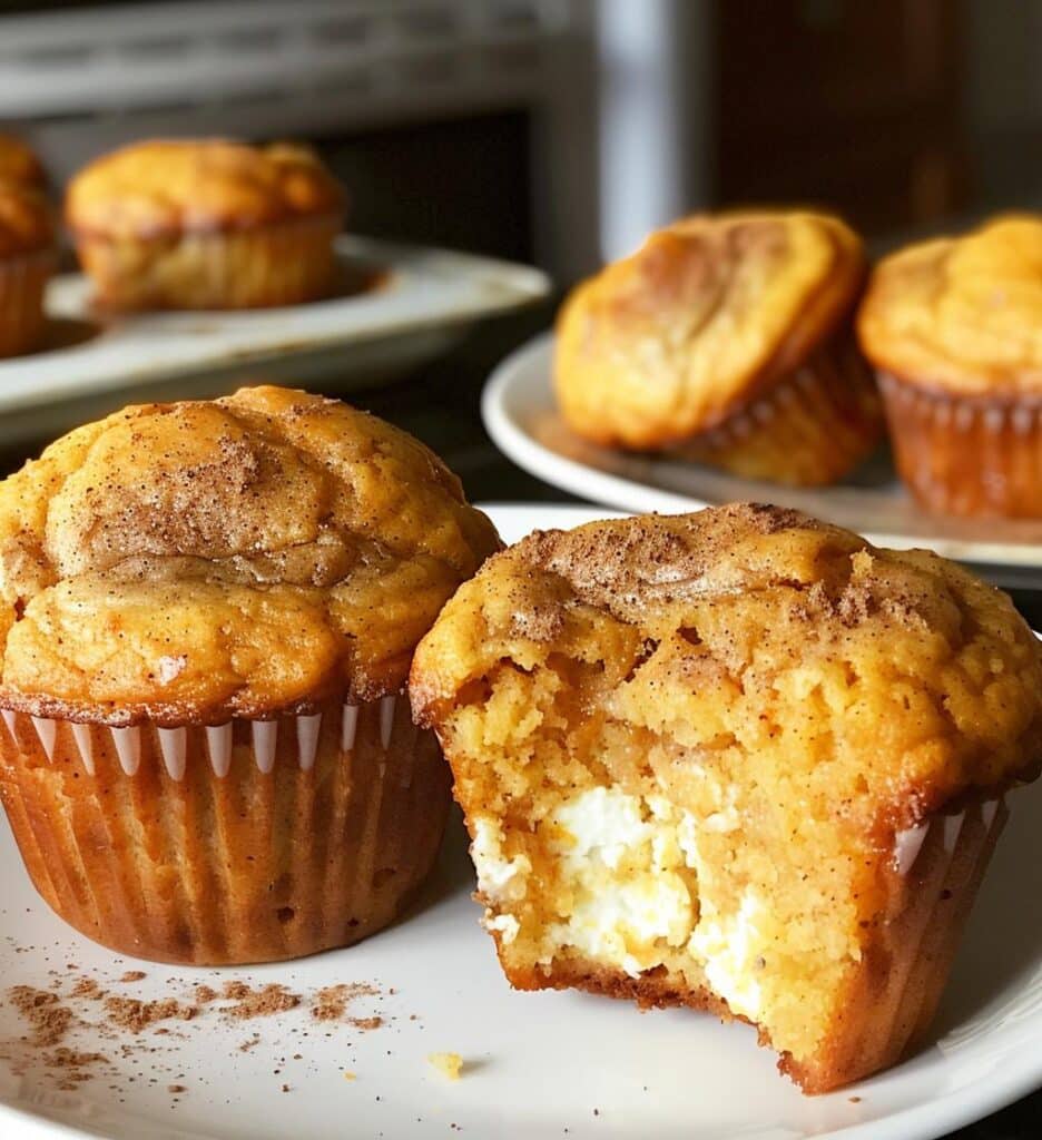 Pumpkin Cottage Cheese Muffins