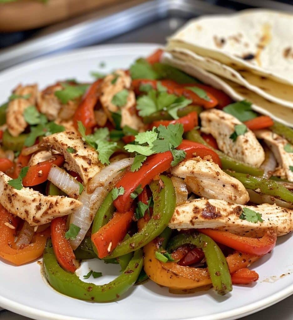 Sheet Pan Chicken Fajitas