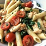 Tomato Spinach Chicken Pasta