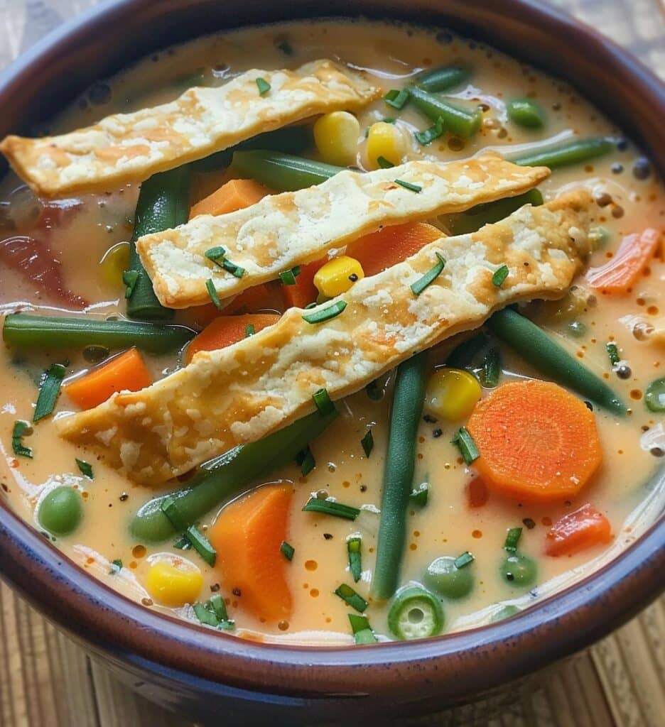 Vegetable Pot Pie Soup