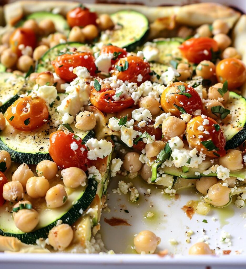 Zucchini Chickpea Bake