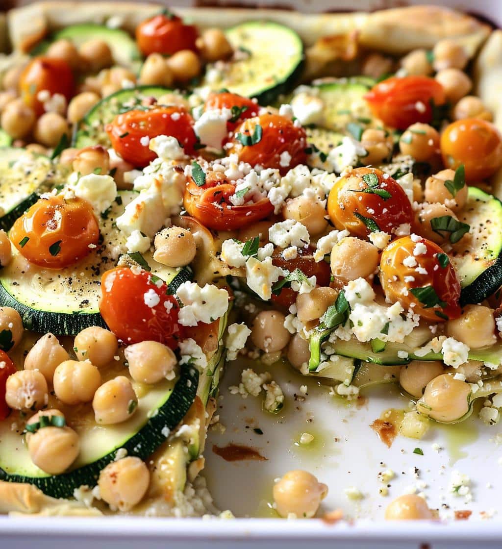 Zucchini Chickpea Bake