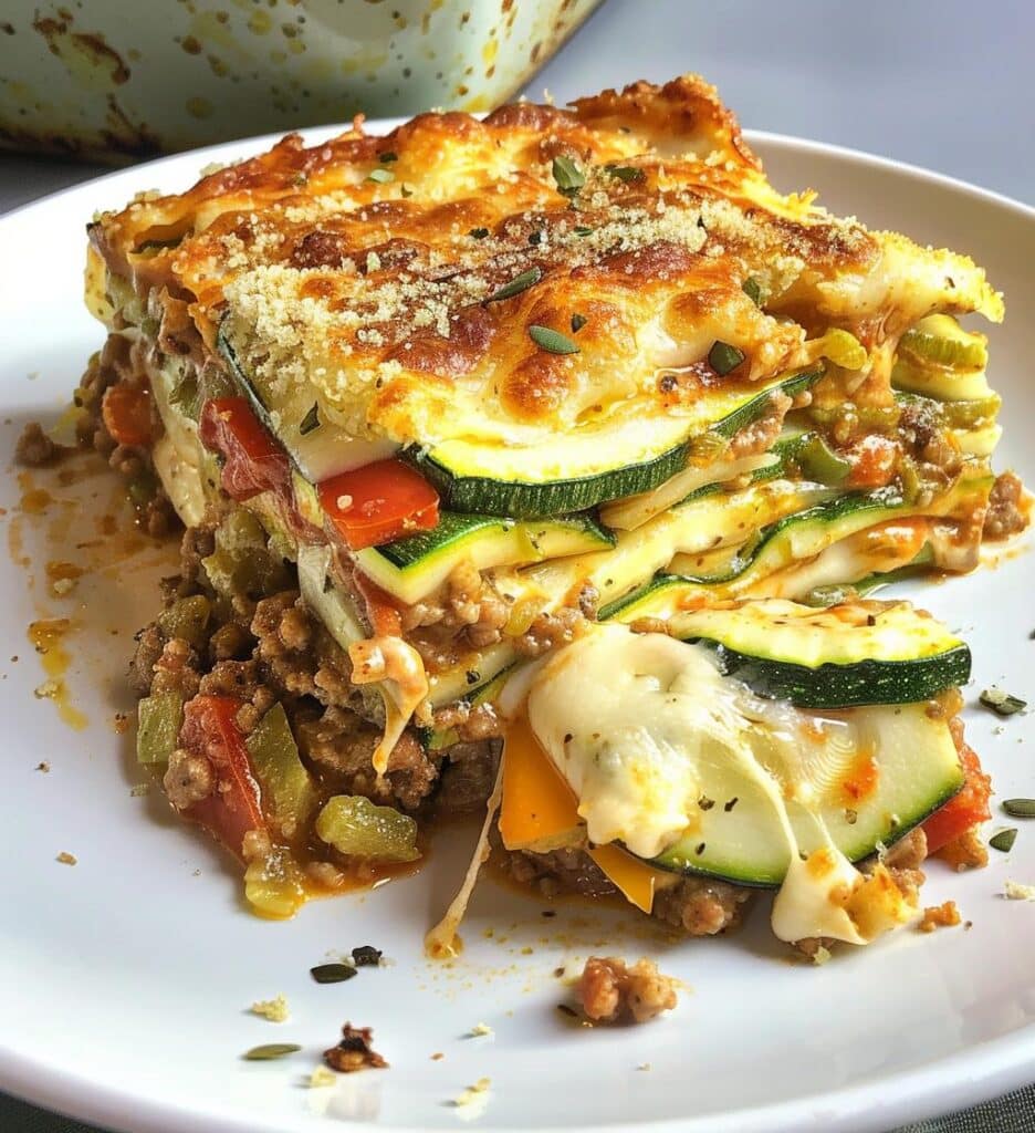 Zucchini Pizza Casserole