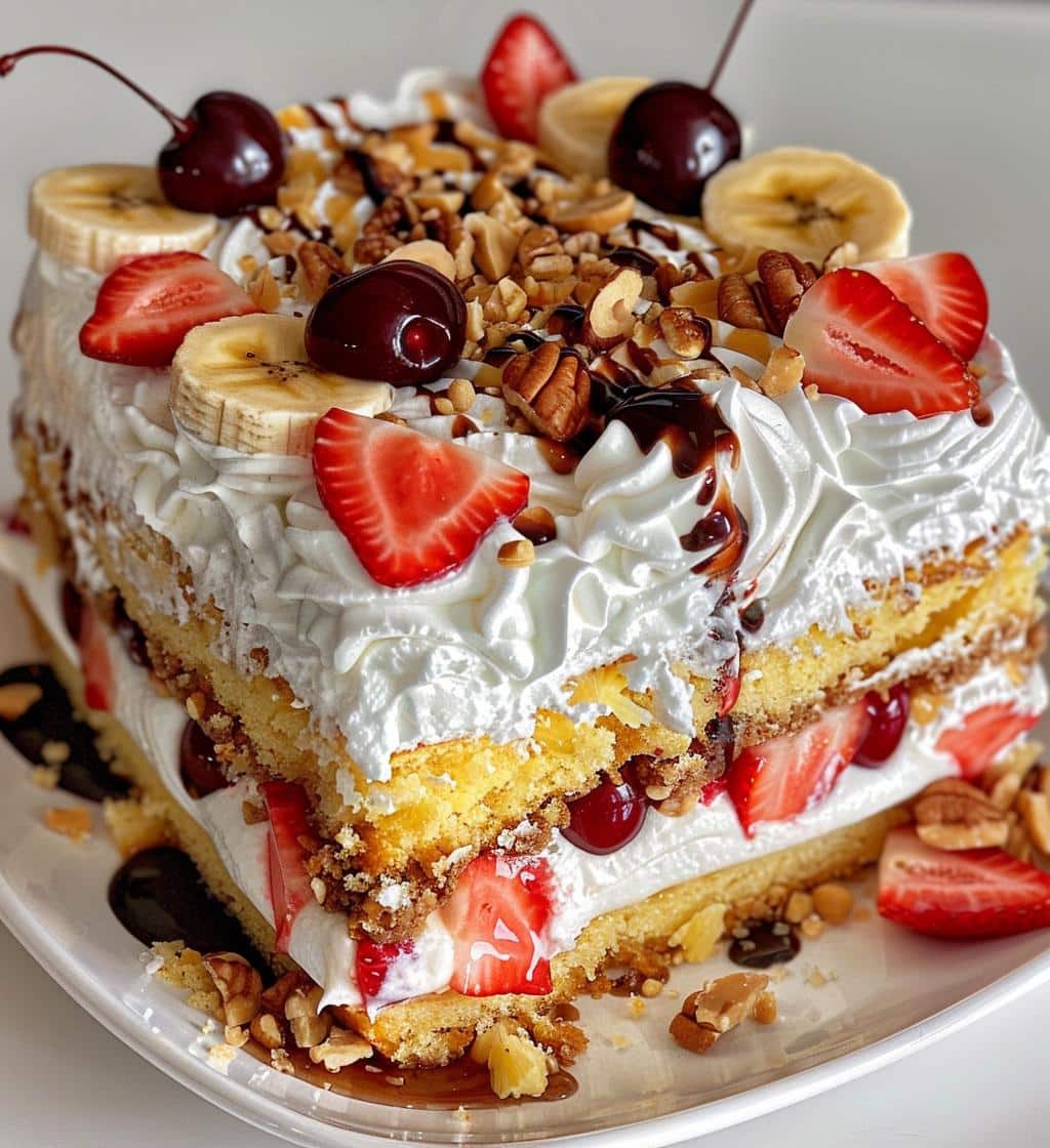 Banana Split Cake