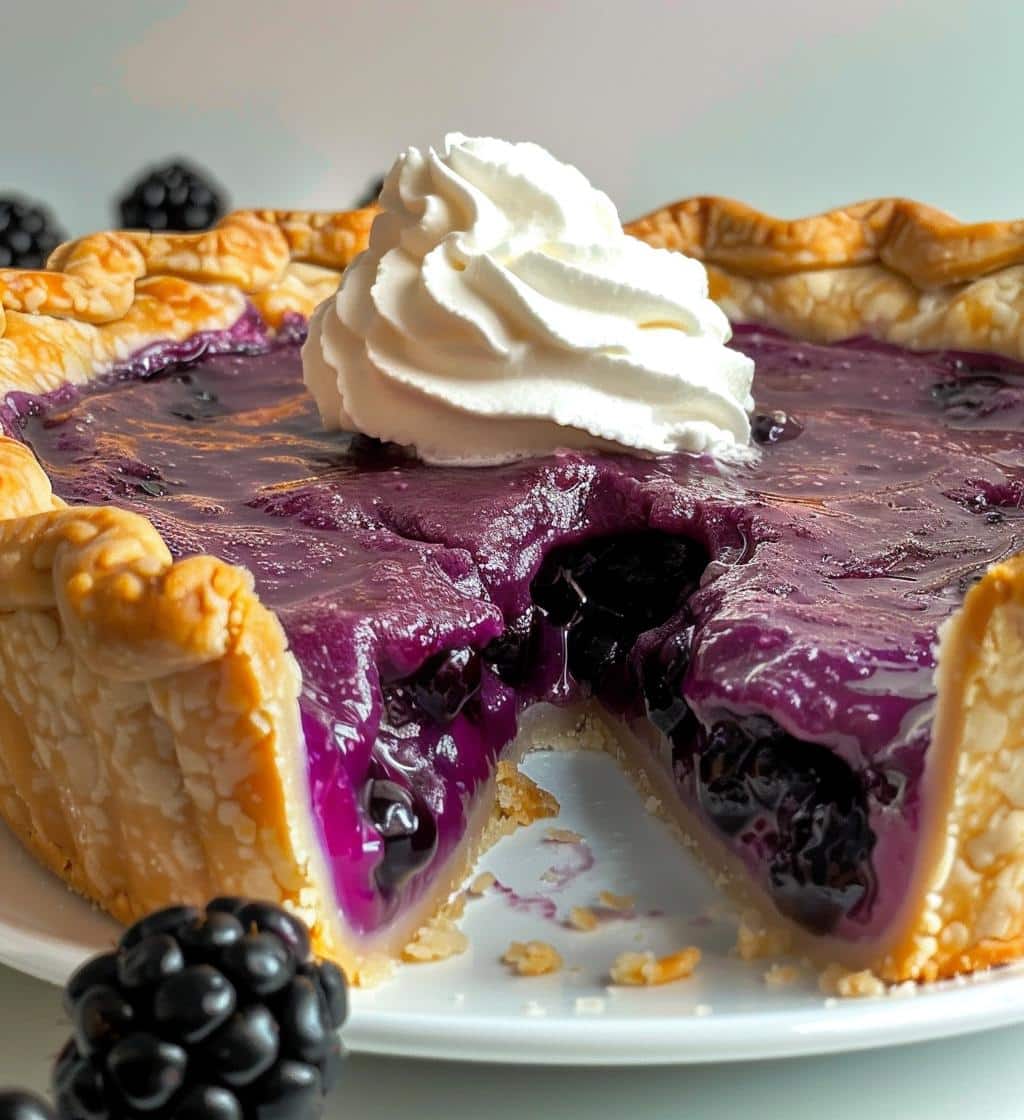 Blackberry Lemonade Pie