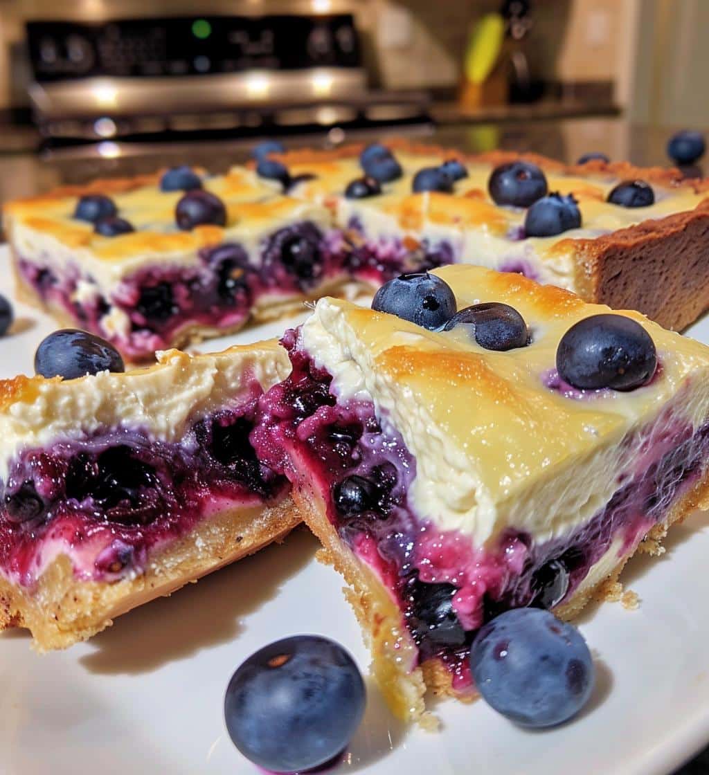 Blueberry Cream Cheese Bars