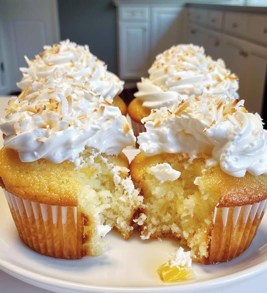 Dole Whip Cupcakes