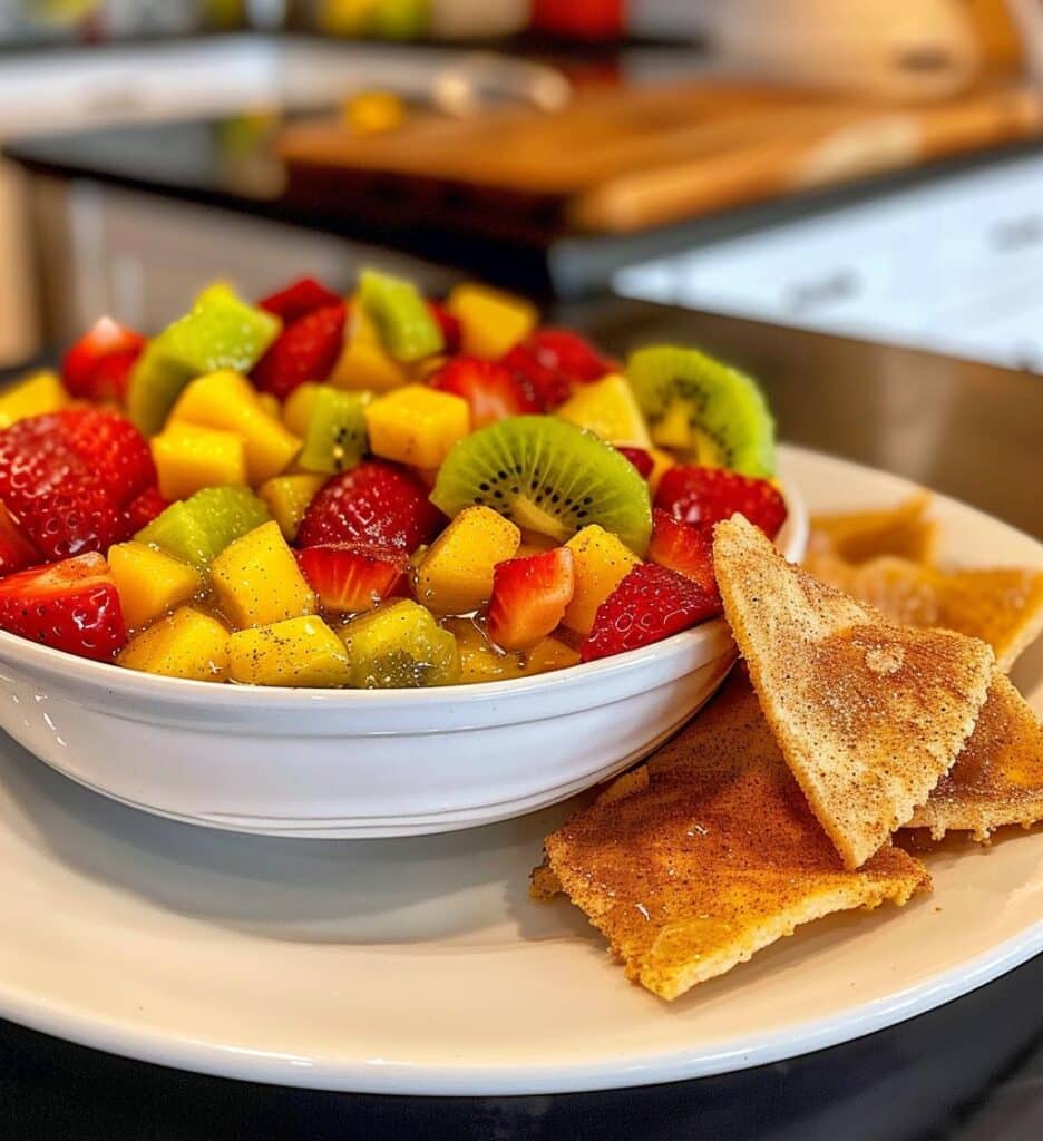Fruit Salsa Cinnamon Chips