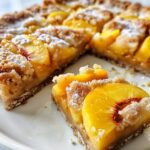 Heavenly Summer Peach Bars