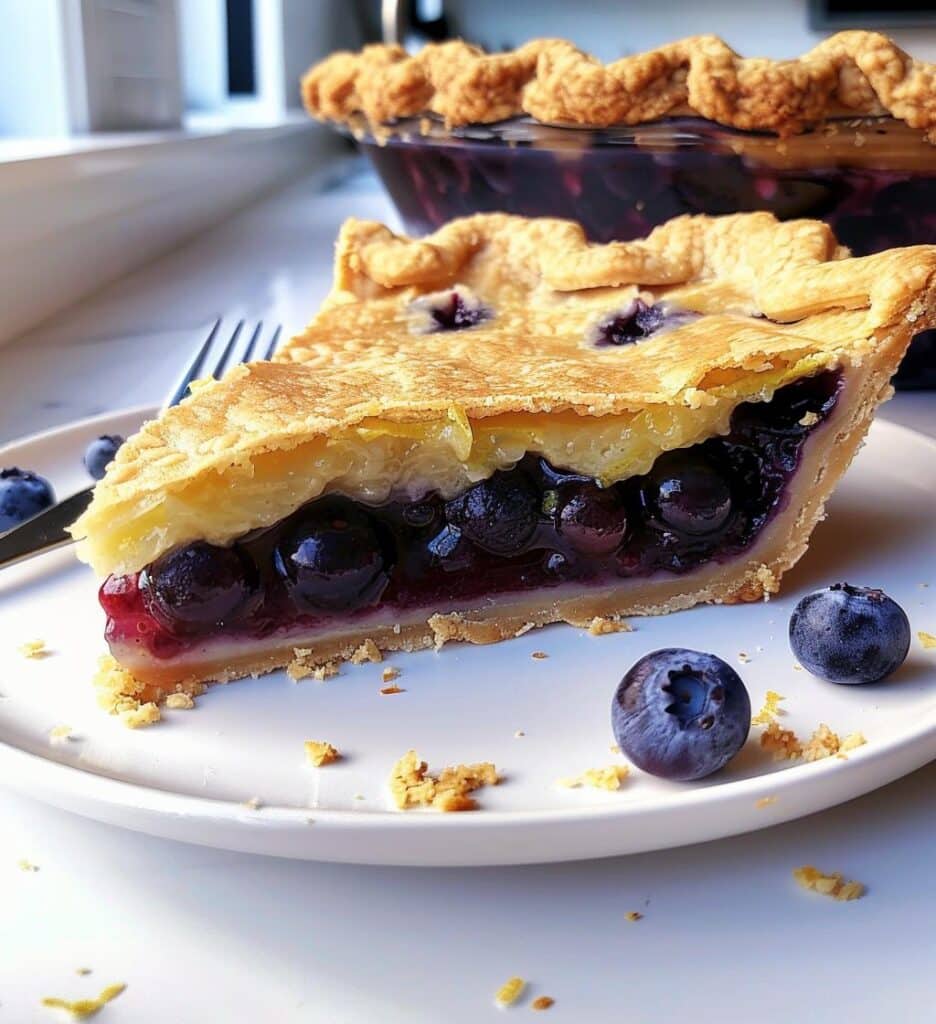 Lemon Blueberry Pie