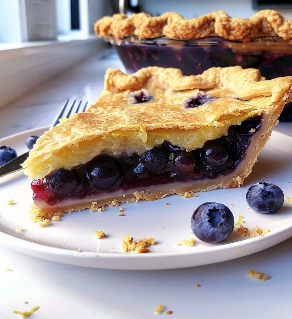 Lemon Blueberry Pie
