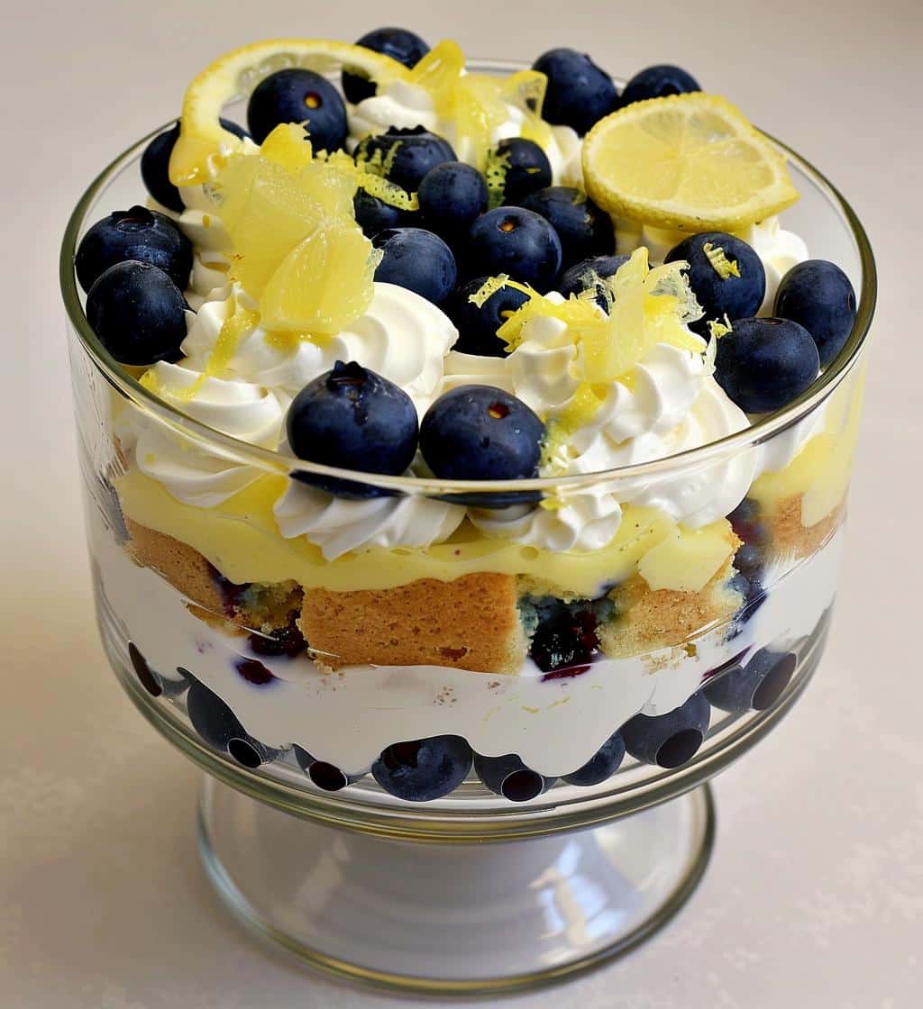 Lemon Blueberry Trifle