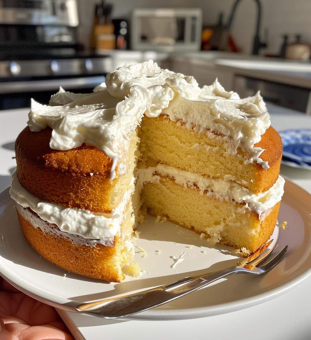Lemon Chantilly Cake