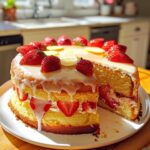 Lemon Strawberry Cake