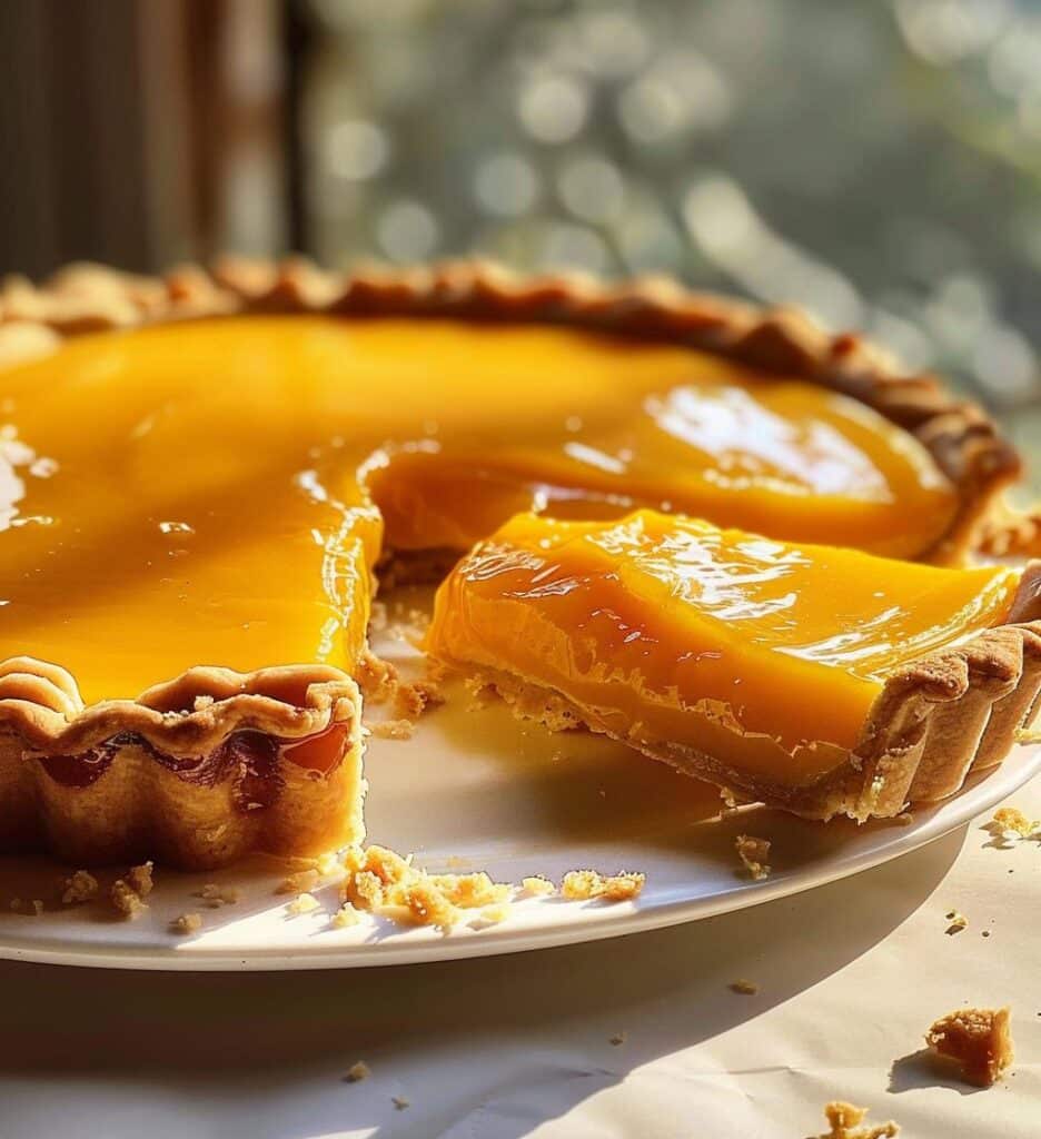 Mango Curd Tart