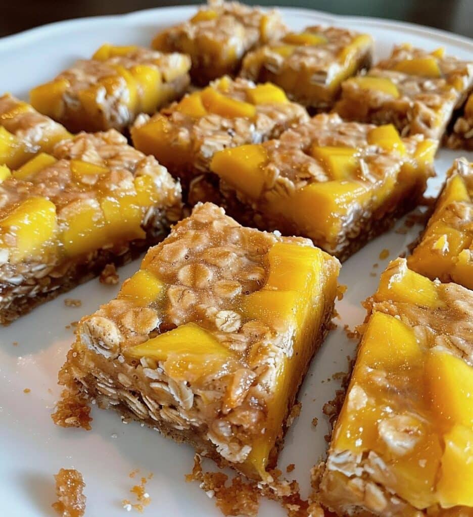 Mango Oatmeal Bars