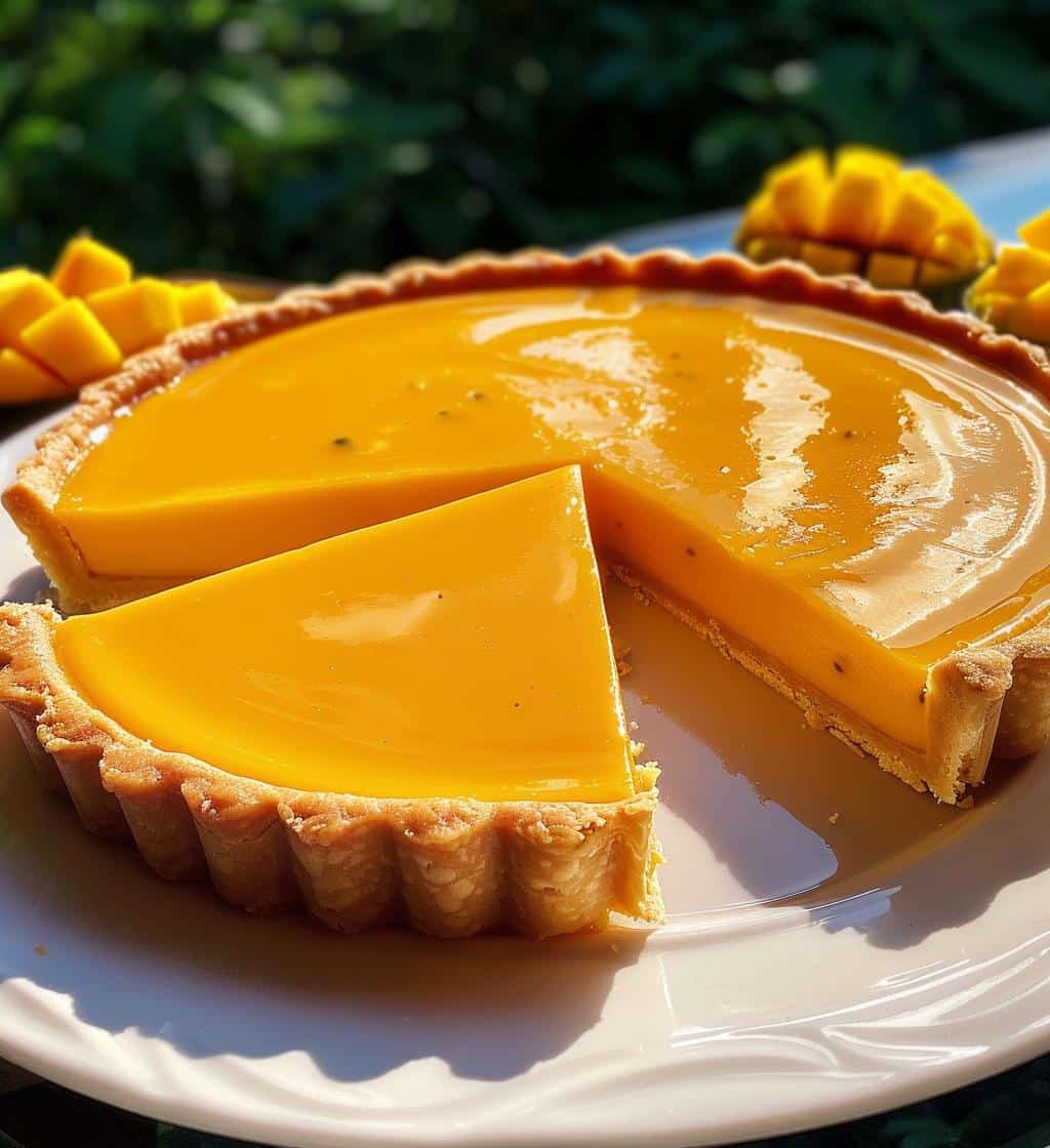 Mango Passionfruit Tart