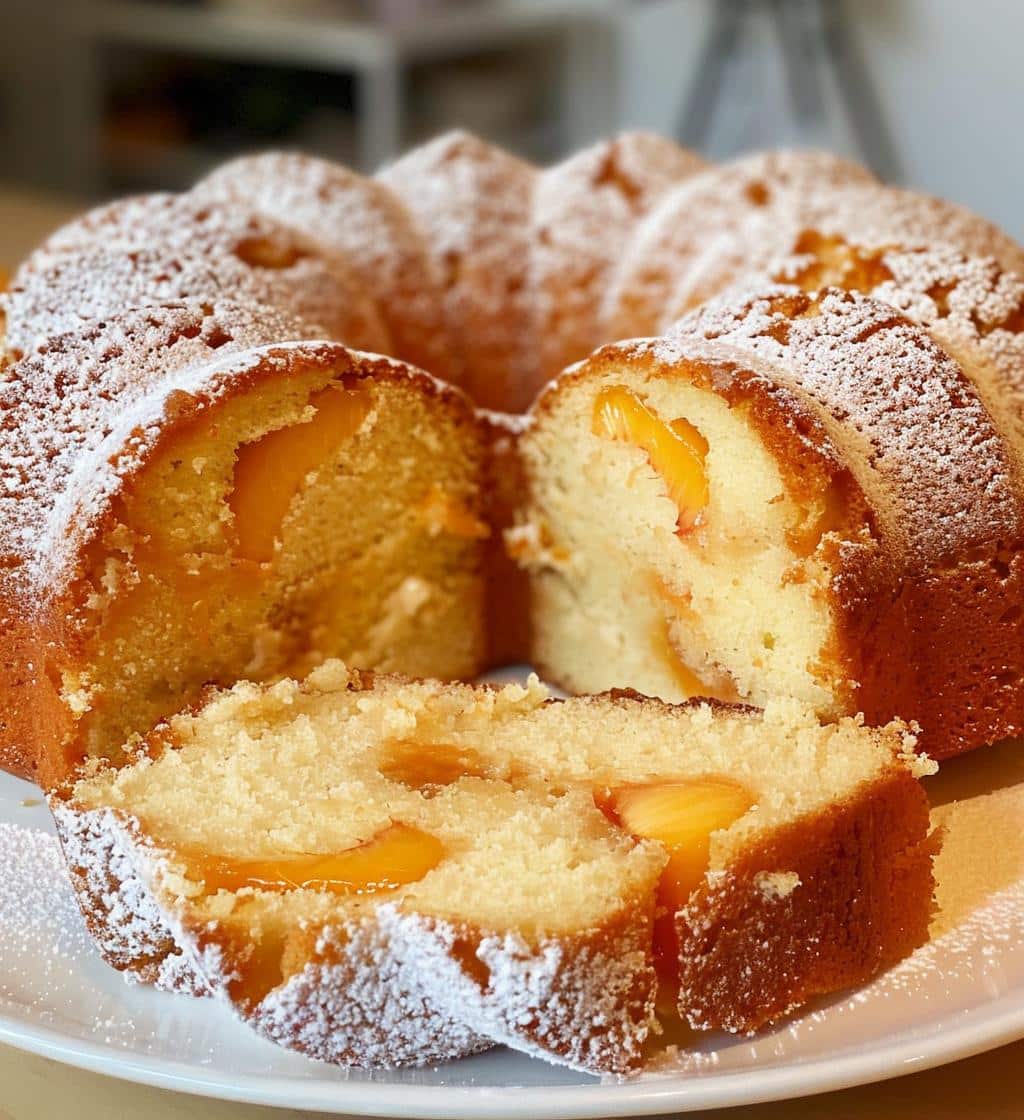 Peach Bundt Cake