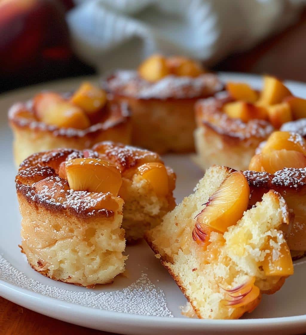 Peach Mini Cakes