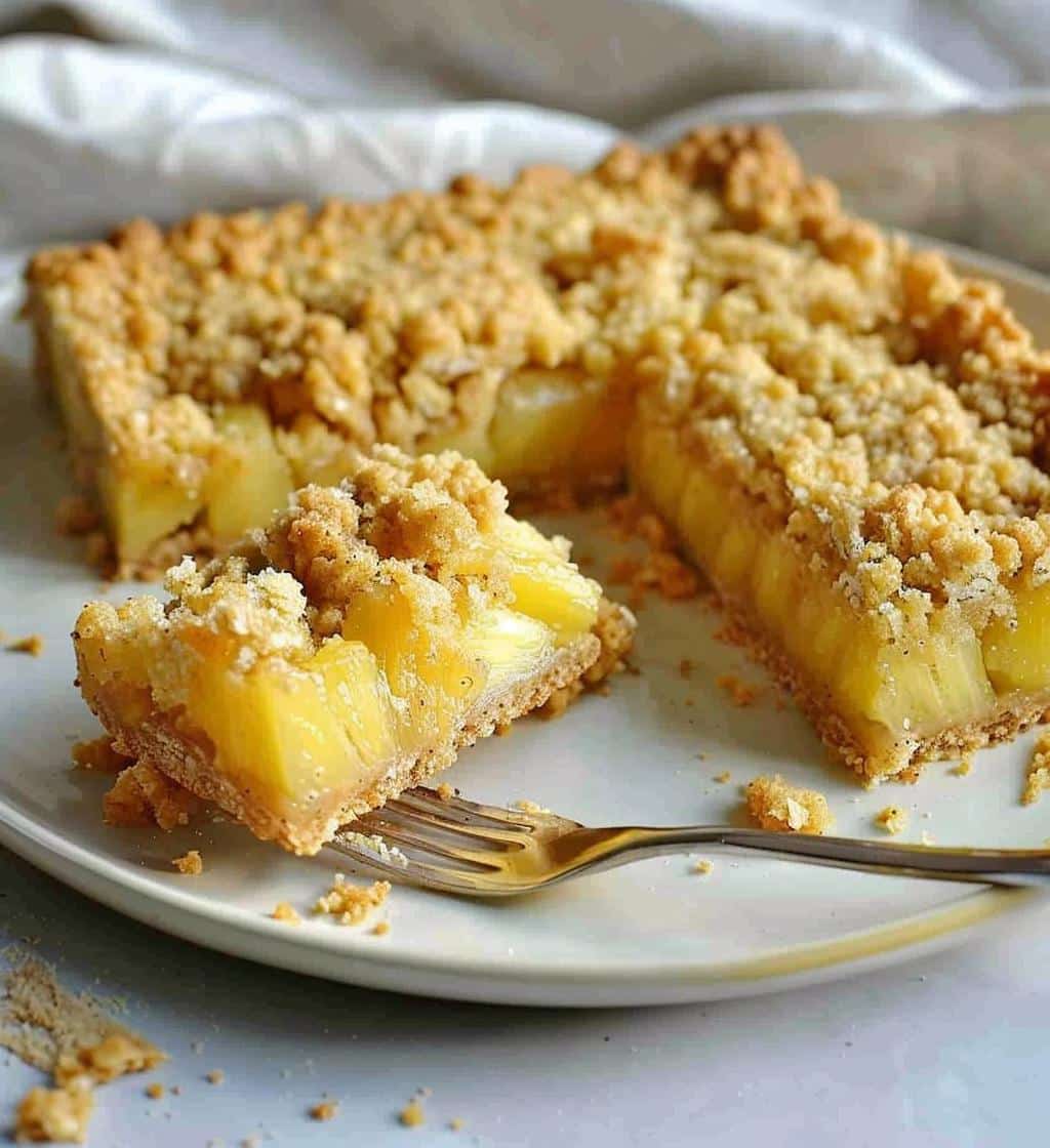 Pineapple Crumble Bars