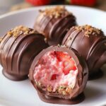 Strawberry Cheesecake Truffles