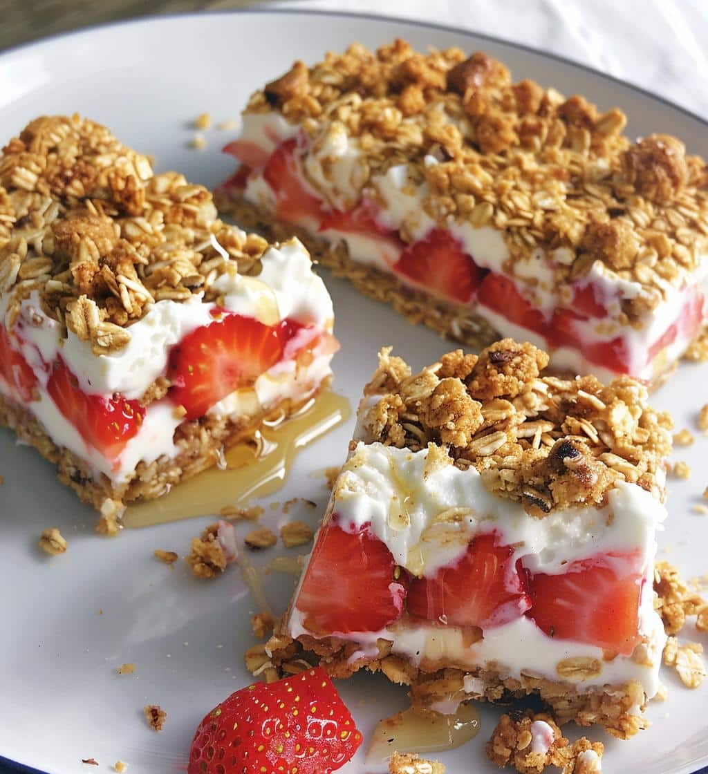 Strawberry Crunch Bars